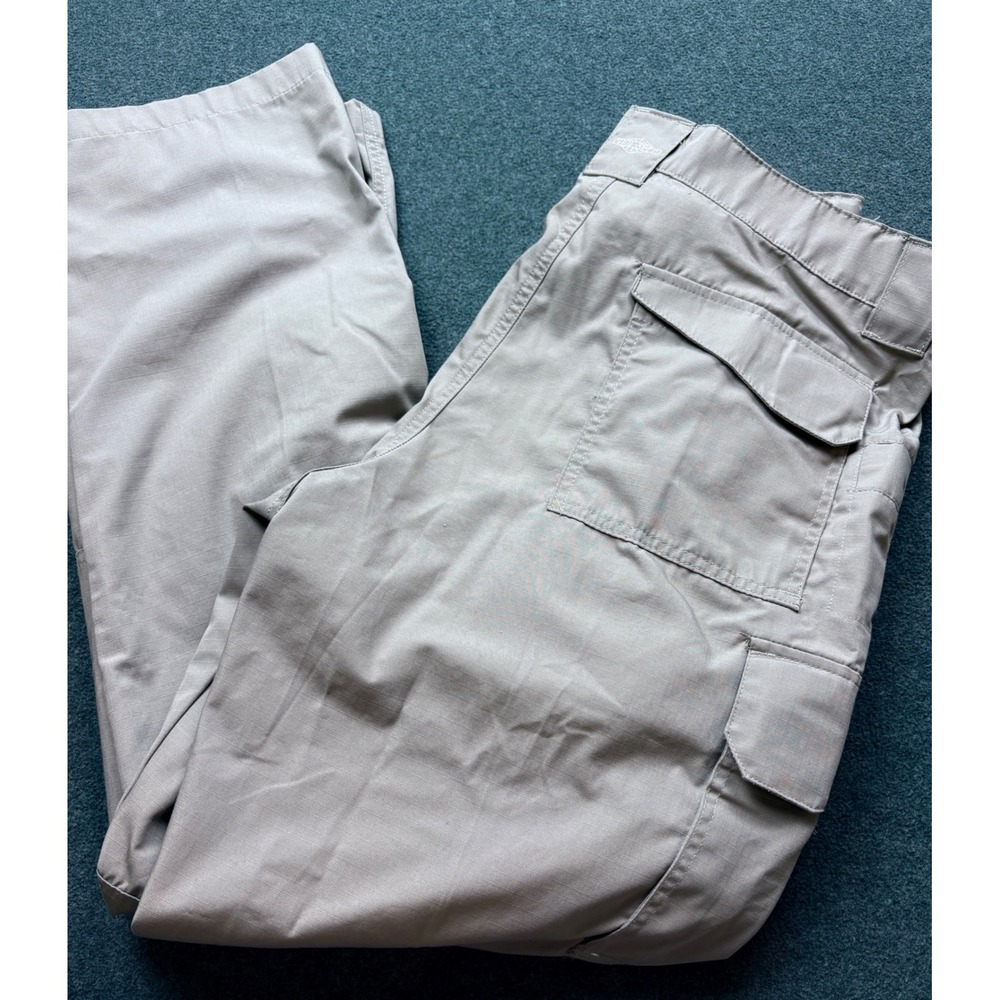Tru-Spec Mens Khaki Tan Tactical Cargo Ripstop Pants 40x34 Workwear Outdoor